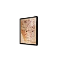 Piri Reis Haritası 1513 Çerçeveli Cam Tablo