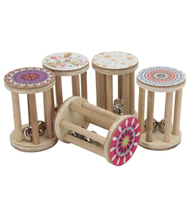 Jwin KZ-602 Kafesli Ahşap El Zili Orff - Ritim Aleti