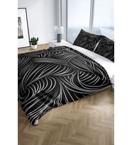 Zebra 3d Pamuk Saten Çift Kişilik Nevresim Seti
