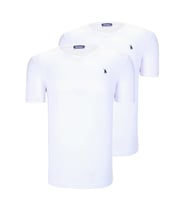 İKİLİ SET T8568 DEWBERRY V YAKA ERKEK T-SHIRT-KAR BEYAZ- KAR BEYAZ (Karışık)