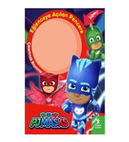 Pjmasks Eğlenceye Açılan Pencere Çıkartmalı Boyama Kitabı