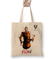 Vikings Floki Black Bez Çanta Uzun Saplı