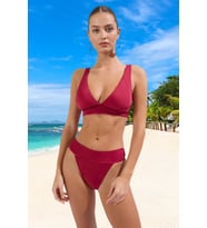 Tasarım Bikini Takımı Şık Detaylı UV Korumalı Klora Dayanıklı Hızlı Kuruyan Premium Kalite