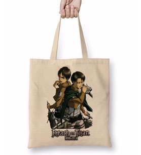 Attack On Titan Shingeki No Kyojin Bez Çanta Uzun Saplı