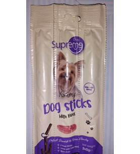 Supreme Dog Sticks Biftekli Köpek Ödül 3*5 Gr