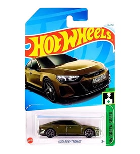 Hot Wheels - Audi Rs E-Tron Gt (1/64) Dark Green - Long Card - 2024 Case (Çok Renkli)