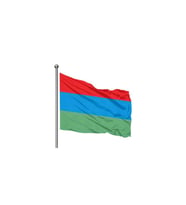 Dağıstan Gönder Bayrağı 50x75 (Çok Renkli)