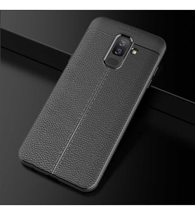 Samsung Galaxy A6 Plus 2018 Uyumlu Kılıf Zore Niss Silikon Kapak (Kırmızı)