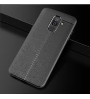 Samsung Galaxy A6 Plus 2018 Uyumlu Kılıf Zore Niss Silikon Kapak (Kırmızı)