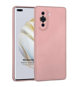 Microsonic Matte Silicone Huawei Nova 10 Pro Kılıf Rose Gold