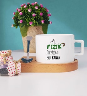 Fizik Öğretmenine Hediye Fizik Öğretmeni Kupa Bardak Kısa