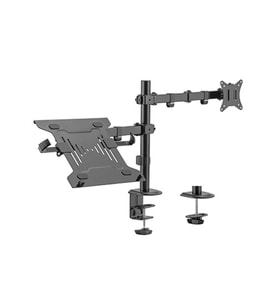 Brateck 17-32 inç Uyumlu İki Kollu Monitör Laptop Kolu (LDT66-C024ML)