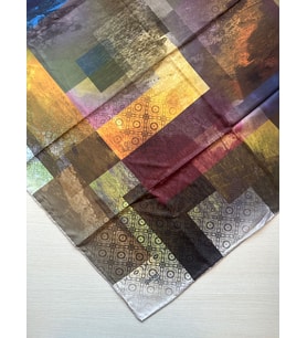 İpekal Trend Dijital Baskı  Batik Dikdörtgen Desenli Royan Eşarp Desen 4 Renk 11