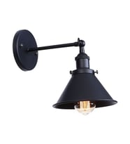 RİOLİGHT RETRO SİYAH METAL APLİK (Siyah - Beyaz)