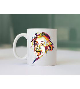 Albert Einstein WPAP Baskılı Kupa Bardak