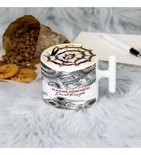 Makine Mühendisi Latte Fincanı 001