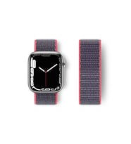 Mey İthalat® Watch 42Mm Hasırlı Cırtcırtlı Kordon - Pembe