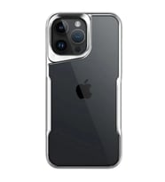 Apple iPhone 14 Pro Max Kılıf Boyi Silikon Kapak - Gümüş