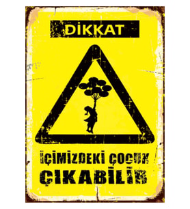 Ahşap MDF Poster (27x18cm)
