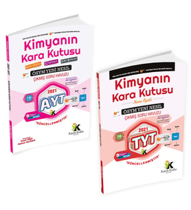TYT-AYT KİMYANIN KARA KUTUSU KONU ÖZETLİ TAMAMI ÇÖZÜMLÜ SORU BANKASI SET