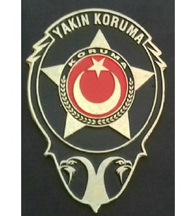 YAKIN KORUMA CÜZDAN ROZETİ (METAL)-SATIN/AL,YAKIN KORUMA KIMLIK KARTLI PERSONELE SATILIR.-SIVILE SATILMAZ
