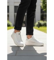 United Colors Of Benetton Beyaz Bağcıklı Erkek Sneaker BNI-12081 M