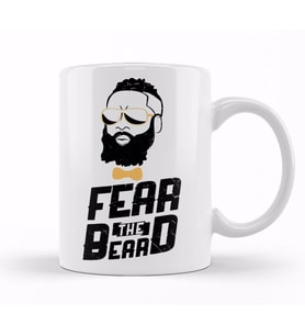 James Harden Fear The Beard Kupa Bardak Porselen
