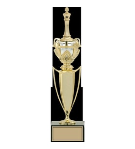 ODAK KUPA - Figürlü Kupalar - Satranç Figürlü Kupalar FG-044 A - 39 cm