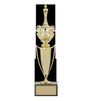 ODAK KUPA - Figürlü Kupalar - Satranç Figürlü Kupalar FG-044 A - 39 cm