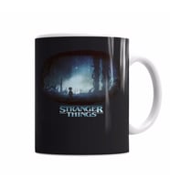 Stranger Things Black Kupa Bardak Porselen