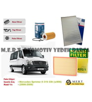 Mercedes Sprinter 315 Cdı W906 Filtre Bakım Seti (2006-2009)
