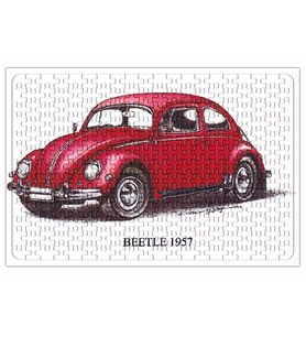 Volkswagen Old Beetle Puzzle 240 Parça Yapboz