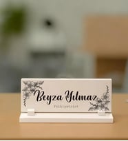 Kişiye Özel Psikiyatrist Temalı Masaüstü Taş İsimlik
