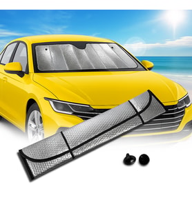 Araç Ön Cam Güneş Koruma Isı Önleyici Katlanabilir Model Fiat Egea Honda Civic Ford Focus Dacia Duster