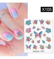 Su transferli nail art sticker X105 (53013-5)
