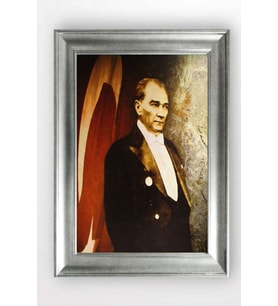 Gümüş Çerçeveli Atatürk Tablo a421
