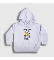 Presmono Unisex Çocuk Beyaz Meow Queen Freddie Mercury Kapüşonlu Sweatshirt 407781tt (Beyaz)
