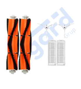 Xiaomi Mop 2 Pro (MJST1SHW) -Mop 2 Lite Uyumlu 2 Ana Fırça 2 Yan Fırça 2 Filtre PKT-iasgf0000355