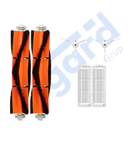 Xiaomi Mop 2 Pro (MJST1SHW) -Mop 2 Lite Uyumlu 2 Ana Fırça 2 Yan Fırça 2 Filtre PKT-iasgf0000355