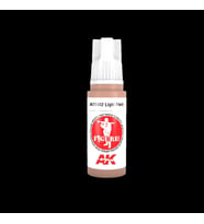 AK Interactive 11402 17 ml. Light Flesh, Figürler için Akrilik Model Boyası