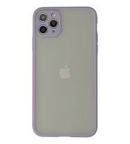 Mey İthalat® iPhone 12 Pro Kılıf Montreal Silikon Kapak - Mor