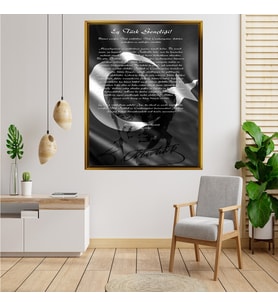 ÇERÇEVELİ ATATÜRK TABLO S130