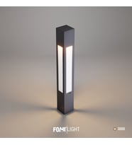 FoneLight Luxera 75 cm LED Bahçe Aydınlatma Direği Antrasit Alüminyum IP65 Peyzaj Yürüyüş Yolu Lambası 3000K