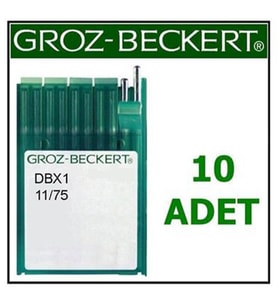 Groz Beckert DBx1 Gebedur Düz Makine İğnesi 11 Numara