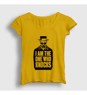 Presmono Kadın Sarı Knocks V3 Breaking Bad T-Shirt 185097tt