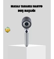 Yüksek Basınçlı Masajlı Duş Başlığı Su Tasarruflu