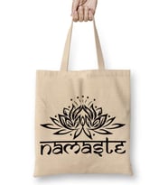 Namaste Yoga 03 Bez Çanta Uzun Saplı