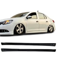 Renault Symbol Yan Marşpiyel Seti Plastik 2 Adet Mat Siyah 2013 2014 2015 2016 karlık+ek+bodykit