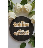 Miyuki Boncuk El Yapımı Bride Teamm Gelin Takımı Broş - Yaka Iğnesi