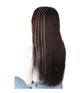 Fiber Sen Boncuk Kaynaklık Renkli / Koyu Gri / 100 Adet